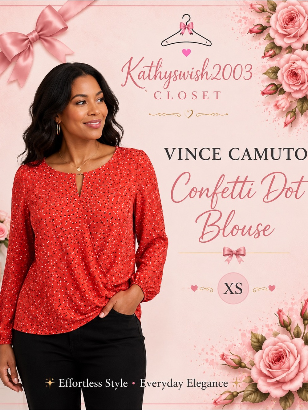 Vince Camuto XS Women’s Blouse